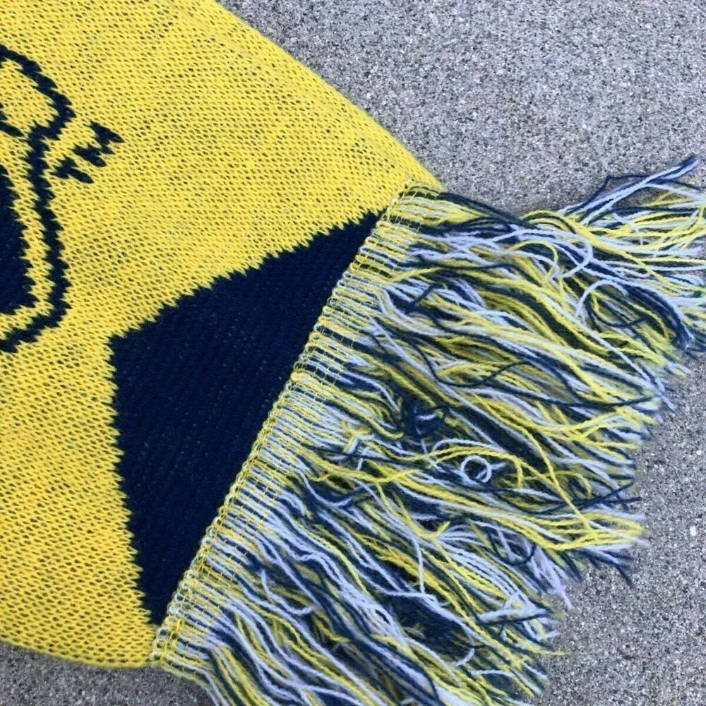 LA GALAXY MLS Soccer Los Angeles Argon Fringe Tassel Neck Scarf​​​​​​​